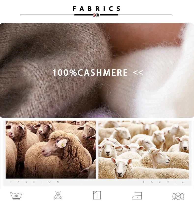 100% Pure Cashmere Men's Sweater Half High Neck Pullover Youth Business Casual Long Sleeve Jumper Spring/Autumn High-End Jacket
