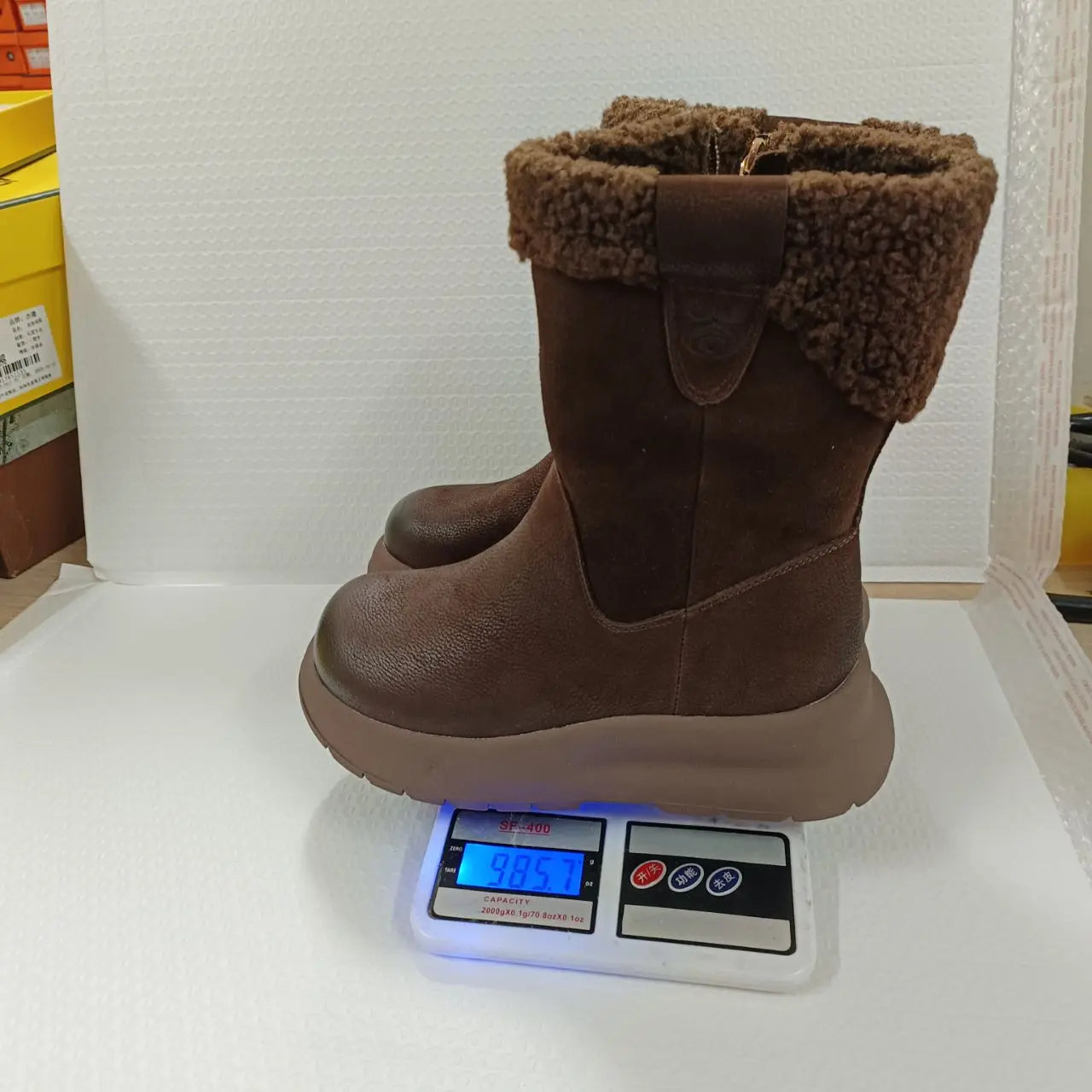 Koznoy 5cm Natural Genuine Leather Chunky Cow Spring Rubber Ankle Boots Soft Soled Winter Plush Flats Booties Autumn Women Shoes