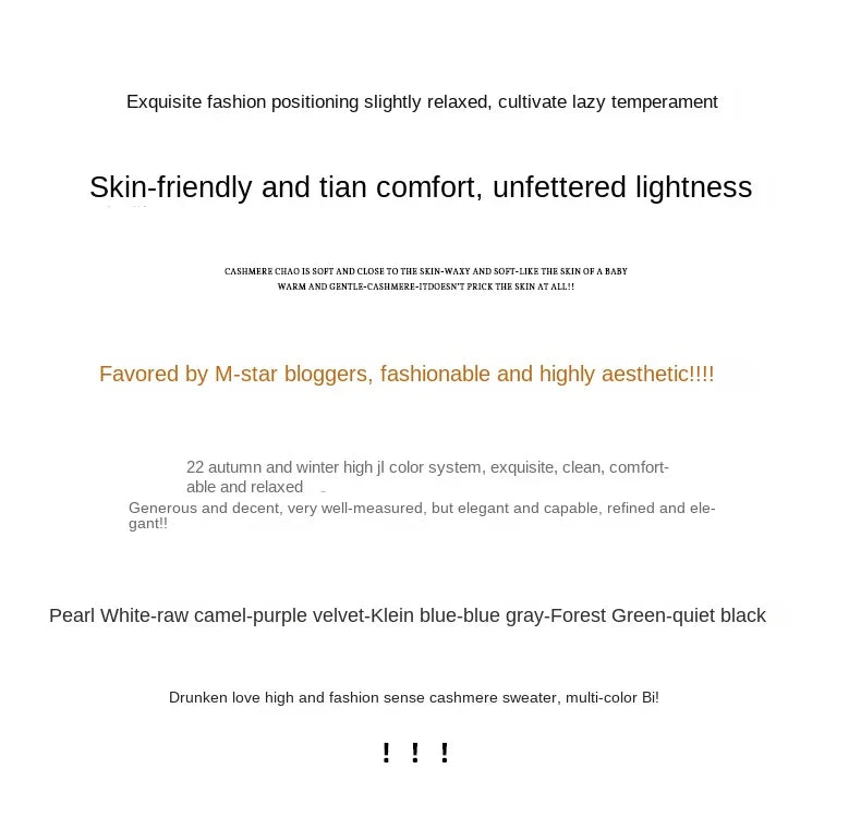 100% pure cashmere sweater women  sweater slim fit sweater versatile for autumn and winter knitted high neck cashmere