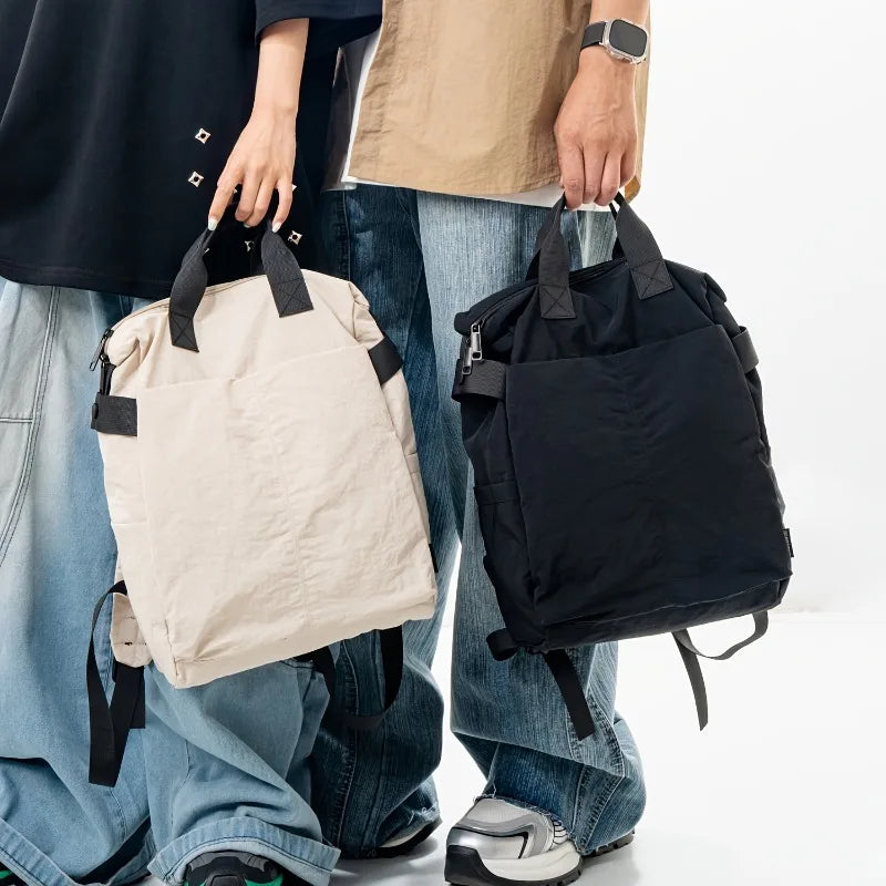 Fashion and Casual Men's and Women's Backpacks with Large Capacity and Multiple Pockets, Zipper Closure, Computer Compartment