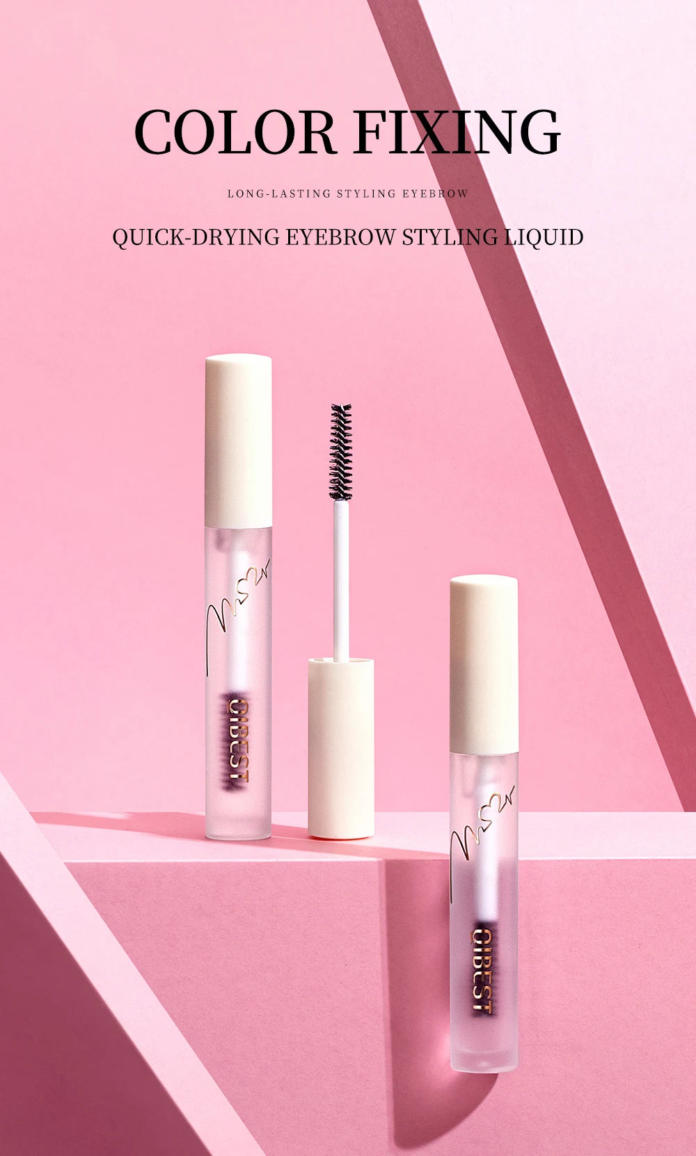 QIBEST Transparent Eyebrow Gel Wax Brow Soap Lasting Eyebrow Enhancer Natural Makeup Soap Brow Sculpt Gel For Eyebrow Cosmetics