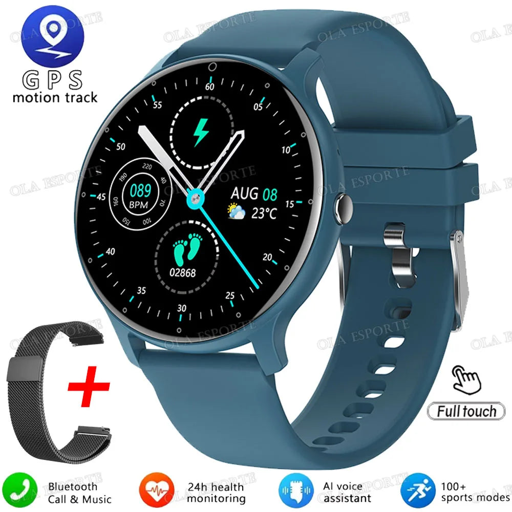2026 smart watch HD  touch screen ，5ATM waterproof，remote control，GPS tracking，heart rate monitor smartwatch for ios Andriod