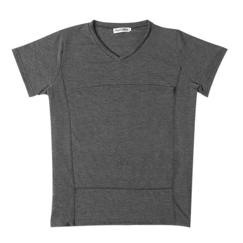 Safety Kangaroo Pocket T-Shirt Baby Carrier Pregnancy Top Clothes Summer Mother Father Soft Feeding Polyester T Shirt