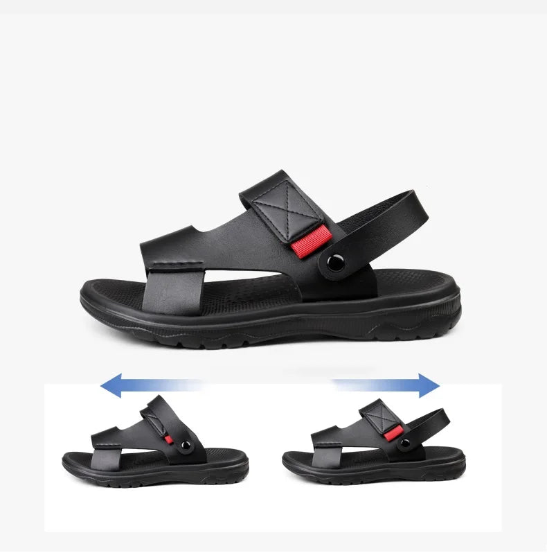 Sandals Men's Summer 2025 Casual Dual-Purpose Large Size Beach Shoes Outdoor Non-Slip Slippers Wading and River Tracing Shoes