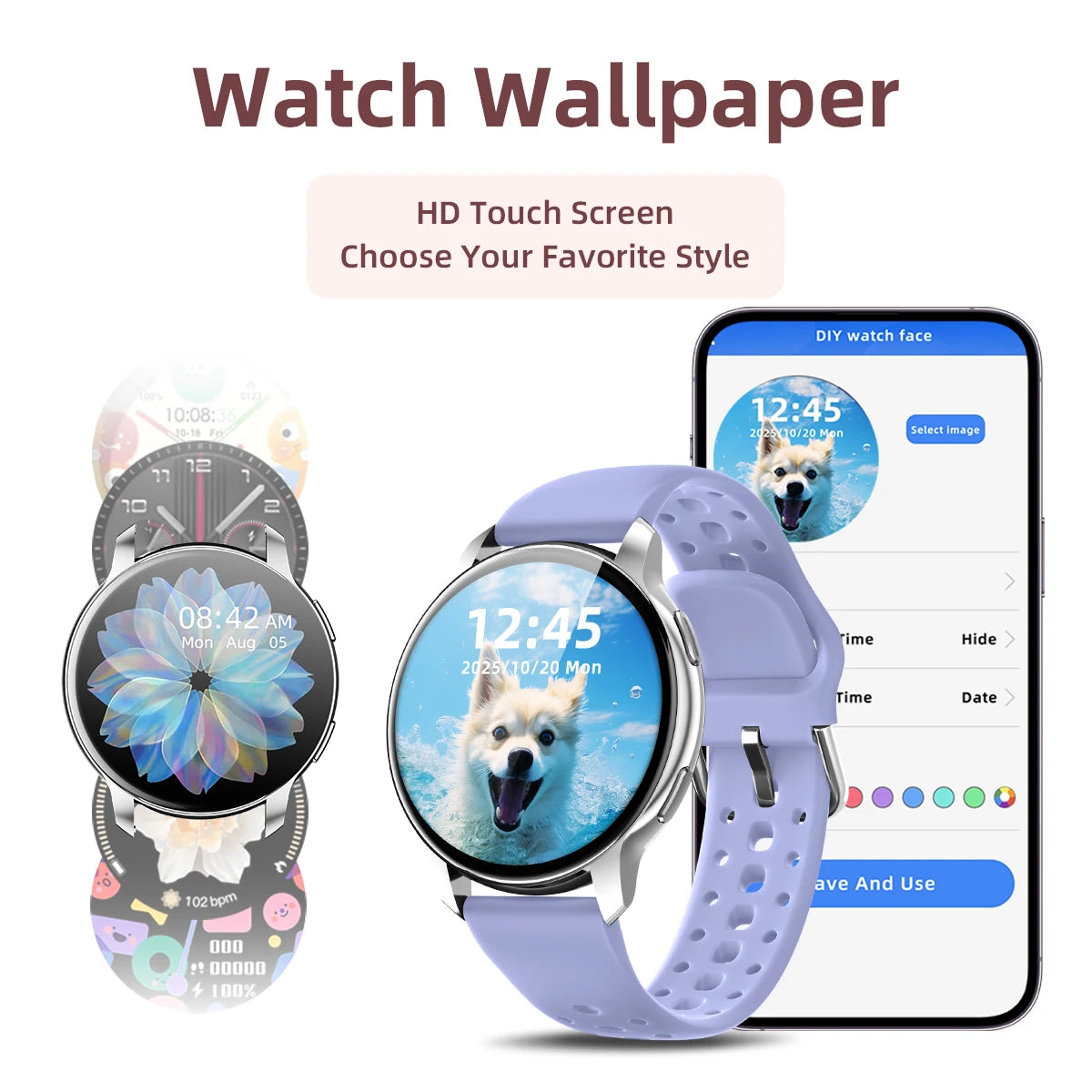 2026 Smart Watch for Men Women Bluetooth Call 1.46'' HD Display Fitness Tracker Heart Rate Sleep Monitor IP67 Waterproof Android