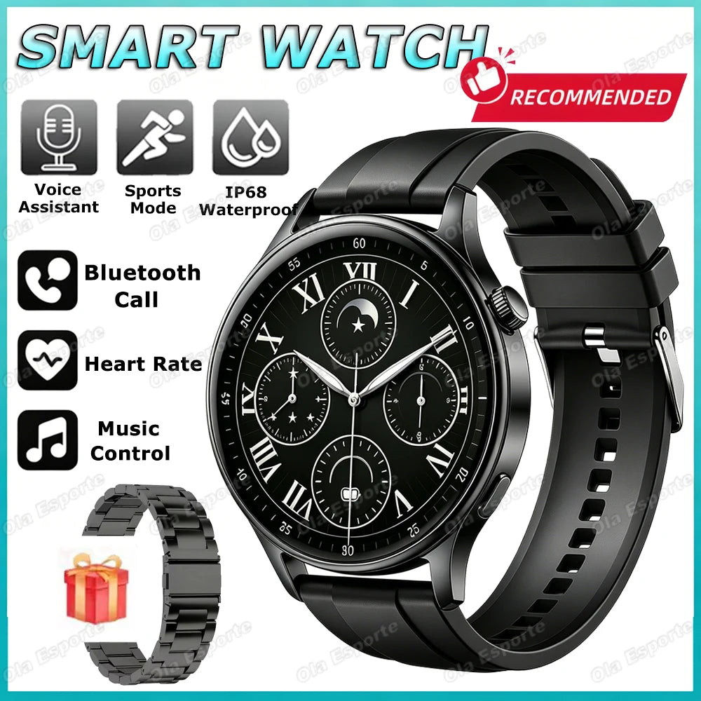 2026 New Smart Watch For Men Women 1.52" Full Touch Screen Waterproof Health and Sleep Monitor Multi-function Smart Watch HW12