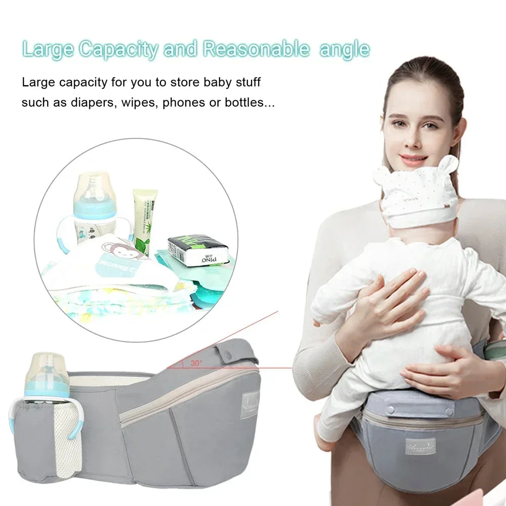 New Adjustable Ergonomic Baby Carrier Four Seasons Universal Baby Carrying Bag Waist Stool Strap Portable & Multifunctional