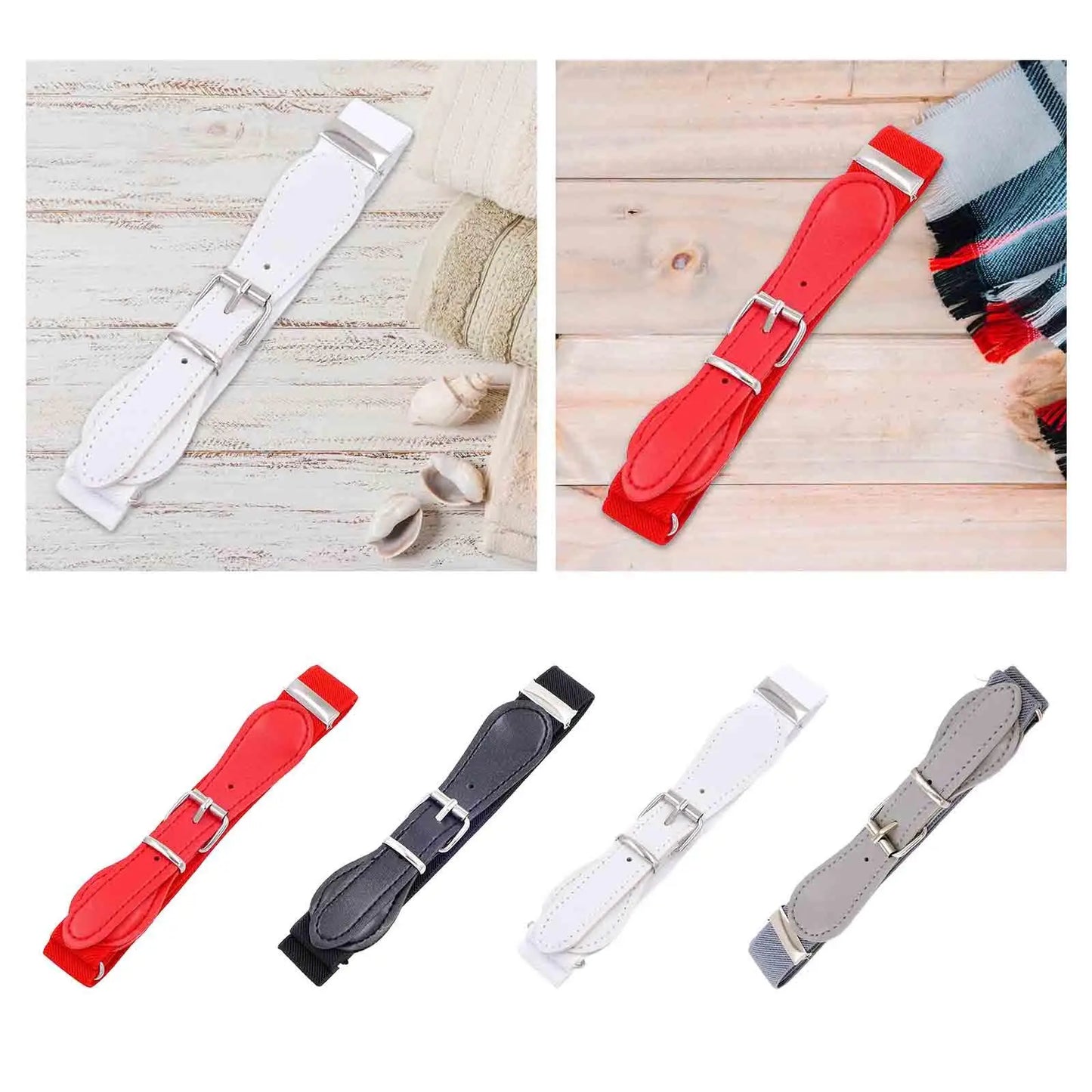 Cinturón para niños, cinturón elástico ajustable, accesorios de ropa decorativos elásticos a la moda, cinturón de vestir para niñas y niños, vestidos para niños