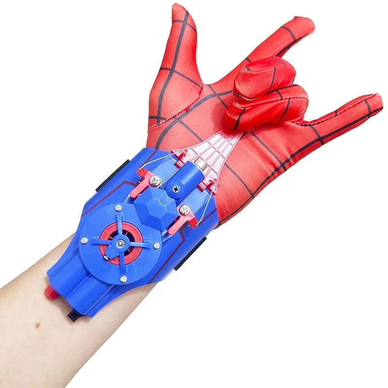 ML Legends Spiderman Web Shooters Toys Spider Man Wrist Launcher Cosplay Peter Parker Accessories Props Gloves Gift for Children