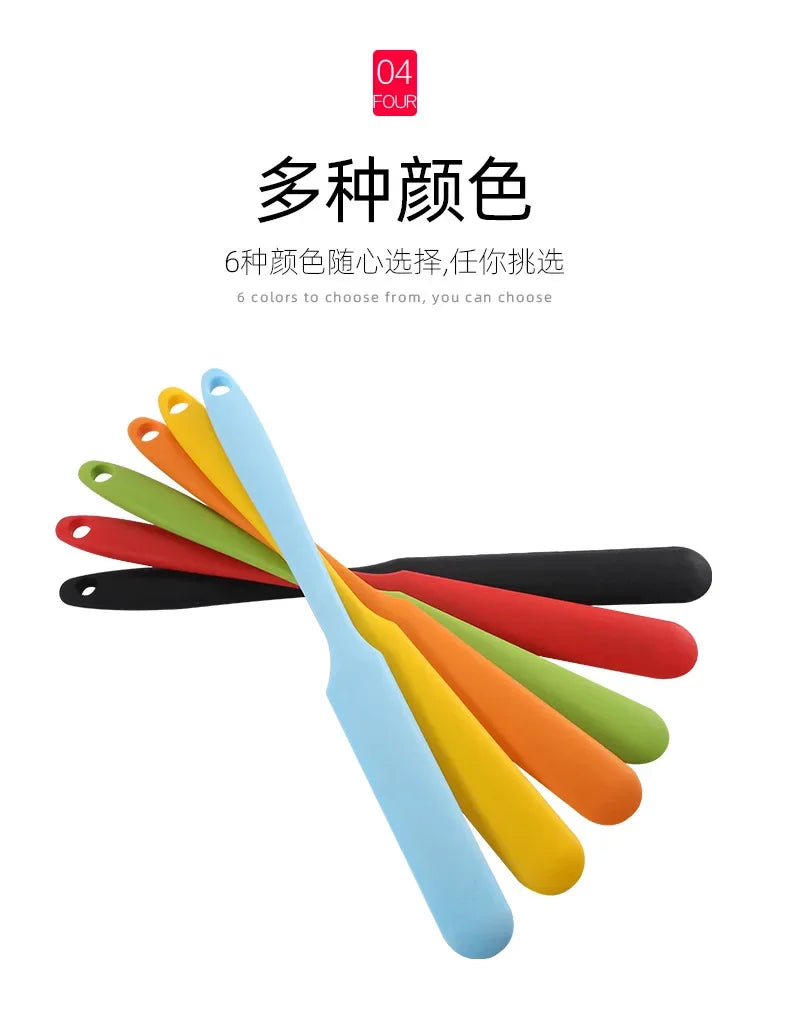 1 Piece Random Color Food Scraper, Non Stick Design, Heat-resistant, Kitchen Utensil, Suitable for Home and Professional Baking