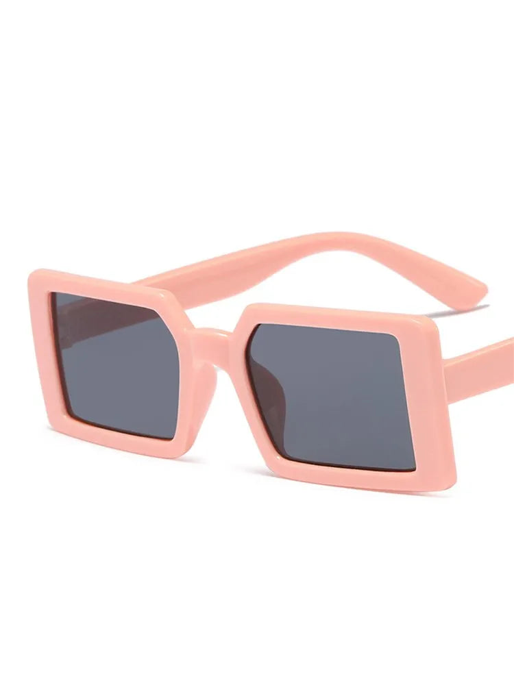 Nuevas gafas De Sol cuadradas bonitas para niños UV400 para niños y niñas, gafas De Sol rectangulares coloridas para bebés, gafas De Sol para niños