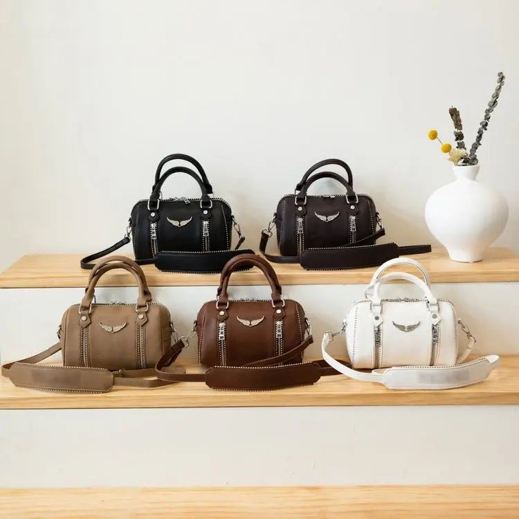 Famous design zipper women's crossbody bag, fashionable women's chain shoulder bag, modern trendy style handbag