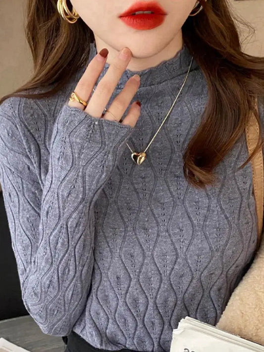 2026 Cashmere Turtleneck Women Sweaters Autumn Winter Warm Pullover Slim Tops Knitted Sweater Jumper Soft Pull Female