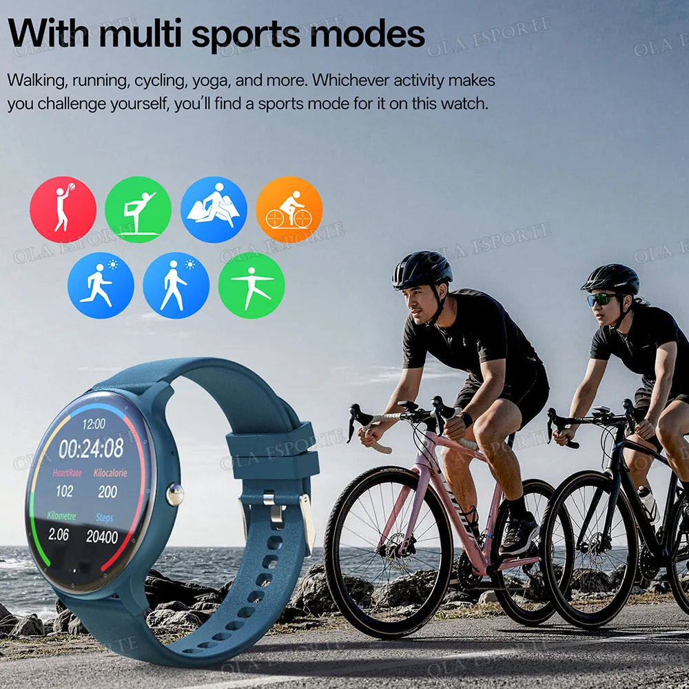 2026 smart watch HD  touch screen ，5ATM waterproof，remote control，GPS tracking，heart rate monitor smartwatch for ios Andriod