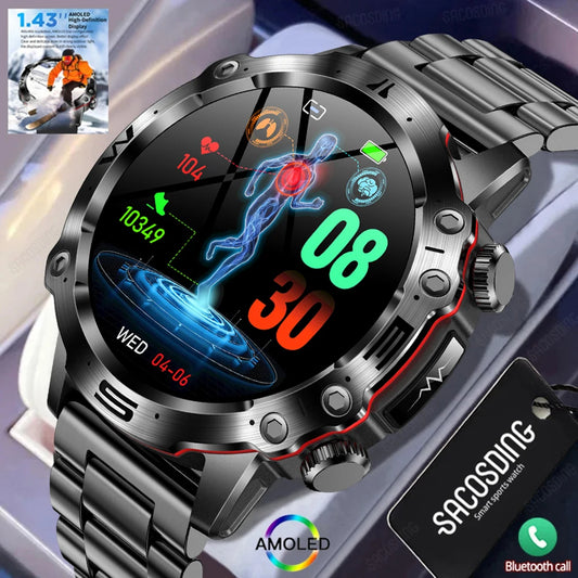 2024 Smart Watch For Me Fitness Tracker Clock Bluetooth Call Sport