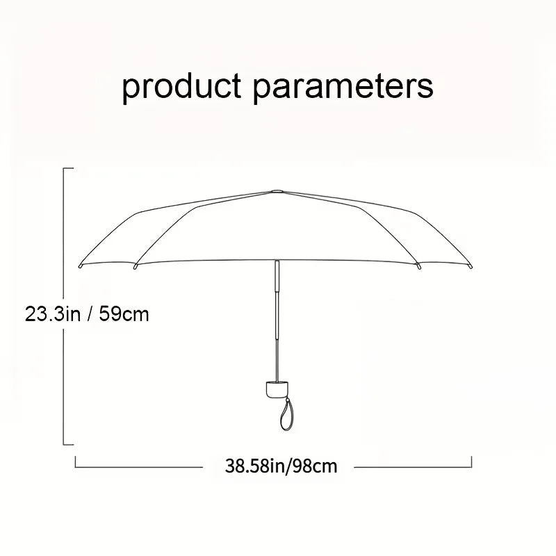 1 PCS rain sunshine both umbrella , With a Fashionable Design That Blooms When Exposed to Water, Providing Shade ,Sun Protection
