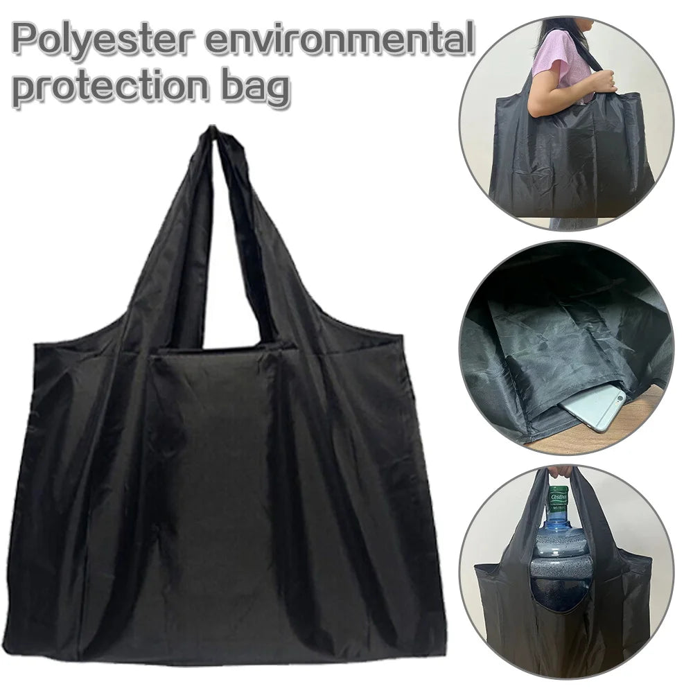 Shopping Bag Tote Bag Foldle Grocery Organizer Reusable Handbags Shoulder Bags Convenient Large-Capacity Large Tote For Fashion