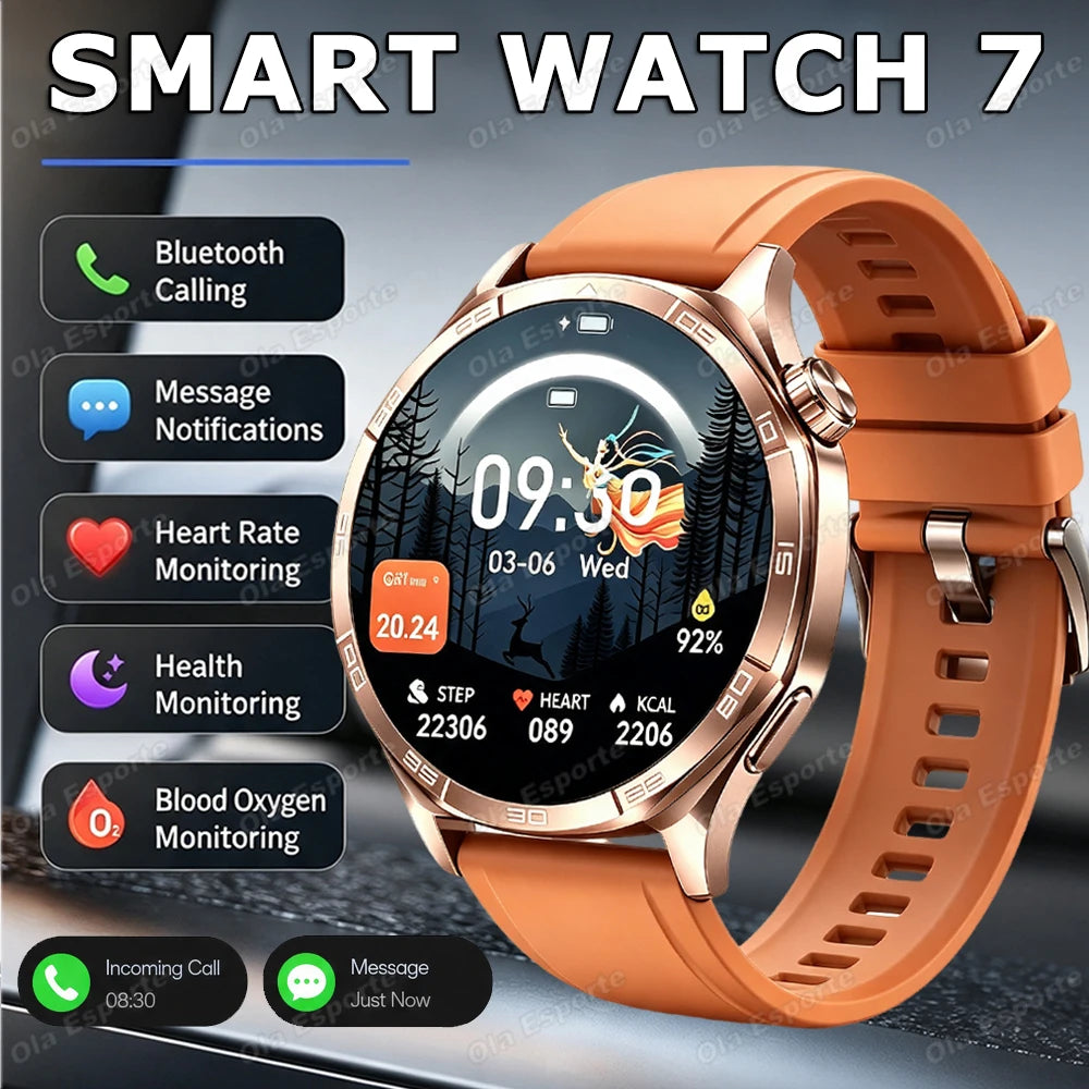 Men Smart Watch 1.52" HD Screen Bluetooth 5.4 Wireless Call Information Reminder Health Monitor Smart Watch IP68 Waterproof HT30