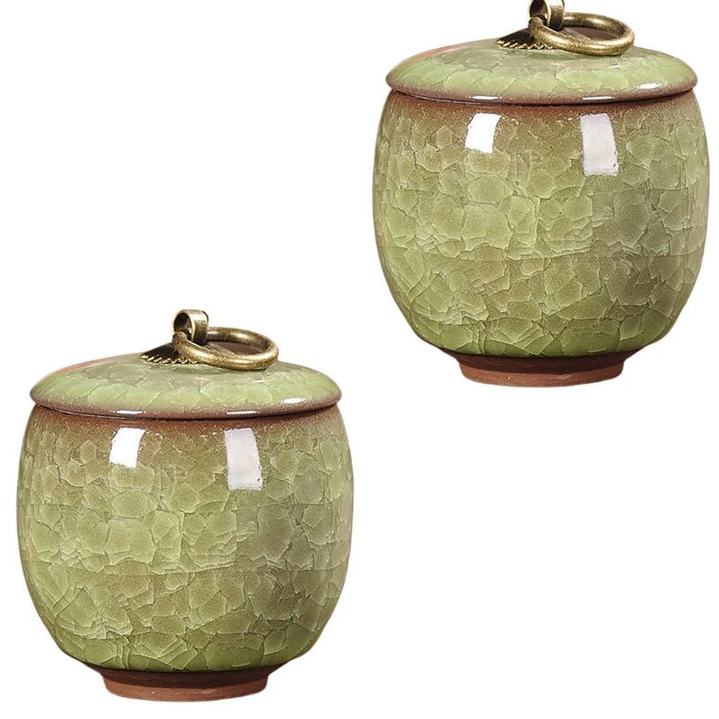 Portable Tea Coffee Sugar Jar Mini Airtight Kitchen Jar Storage Container with Lid China Storage Bottles & Jars Home Decor Gifts