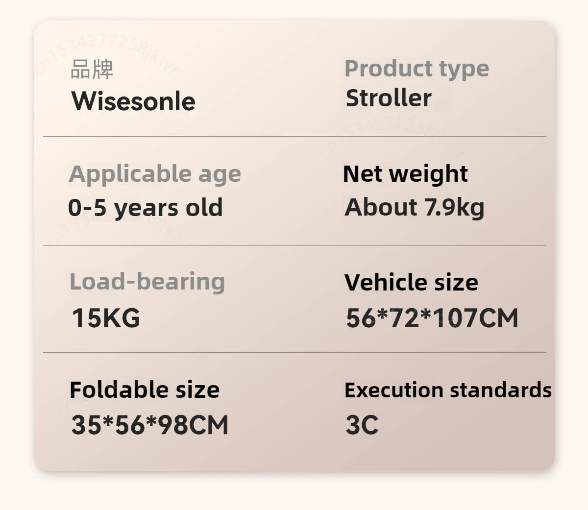 Lightweight baby stroller, high landscape stroller,can sit or lie down in both directions,suitable for babies aged 0-5 years old