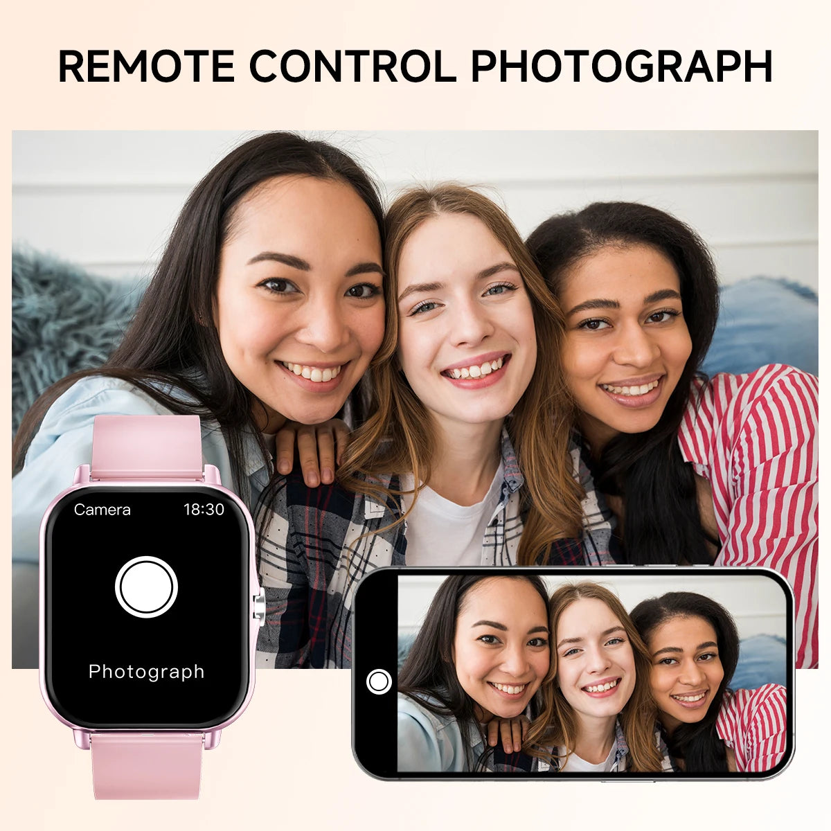 2026 New Smart Watch 1.83 HD Screen Multi-color Watch Strap Bluetooth Call Outdoor Sport Watch For Android/IOS Men Women
