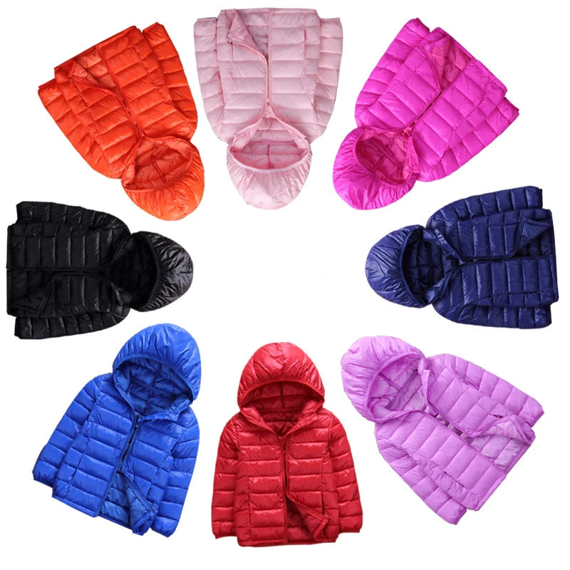 Years Autumn Winter Kids Down Jackets For Girls Children Clothes Warm Down Coats For Boys Toddler Girls Outerwear Clothes