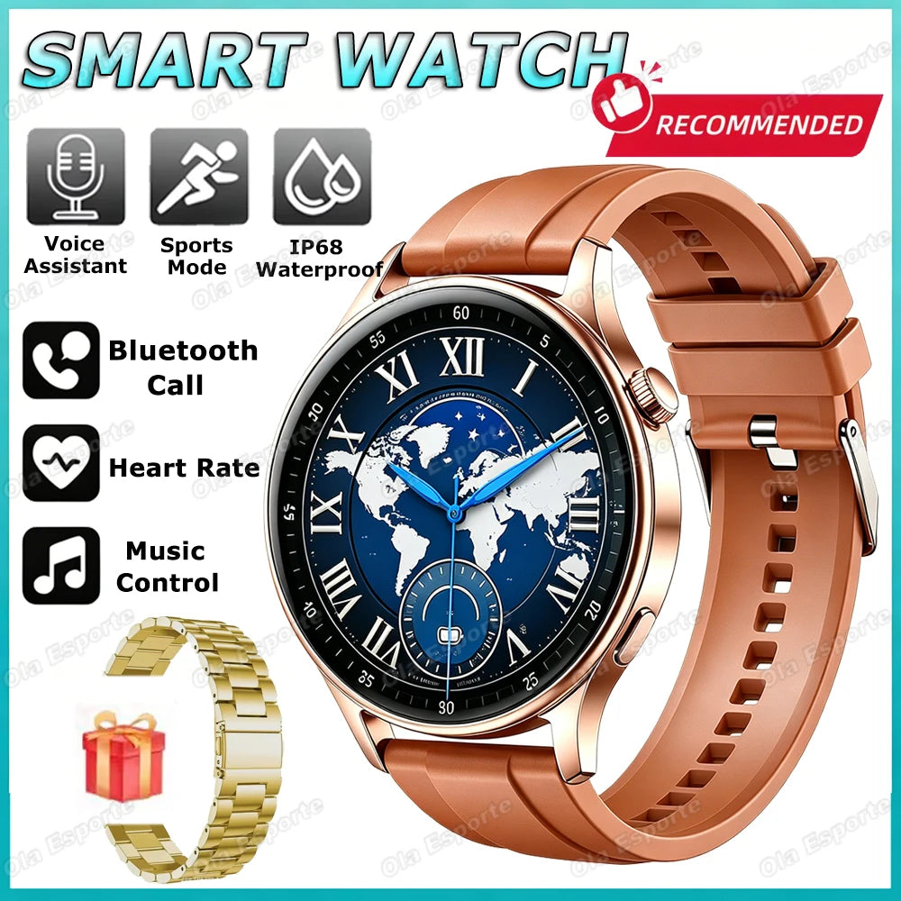 2026 New Smart Watch For Men Women 1.52" Full Touch Screen Waterproof Health and Sleep Monitor Multi-function Smart Watch HW12