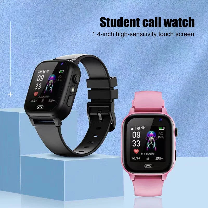 Kids 2G Smart Watch Sim Card Video Call  SOS GPS Location Phone Watch Camera Location Tracker Waterproof Child Smartwatch Girls