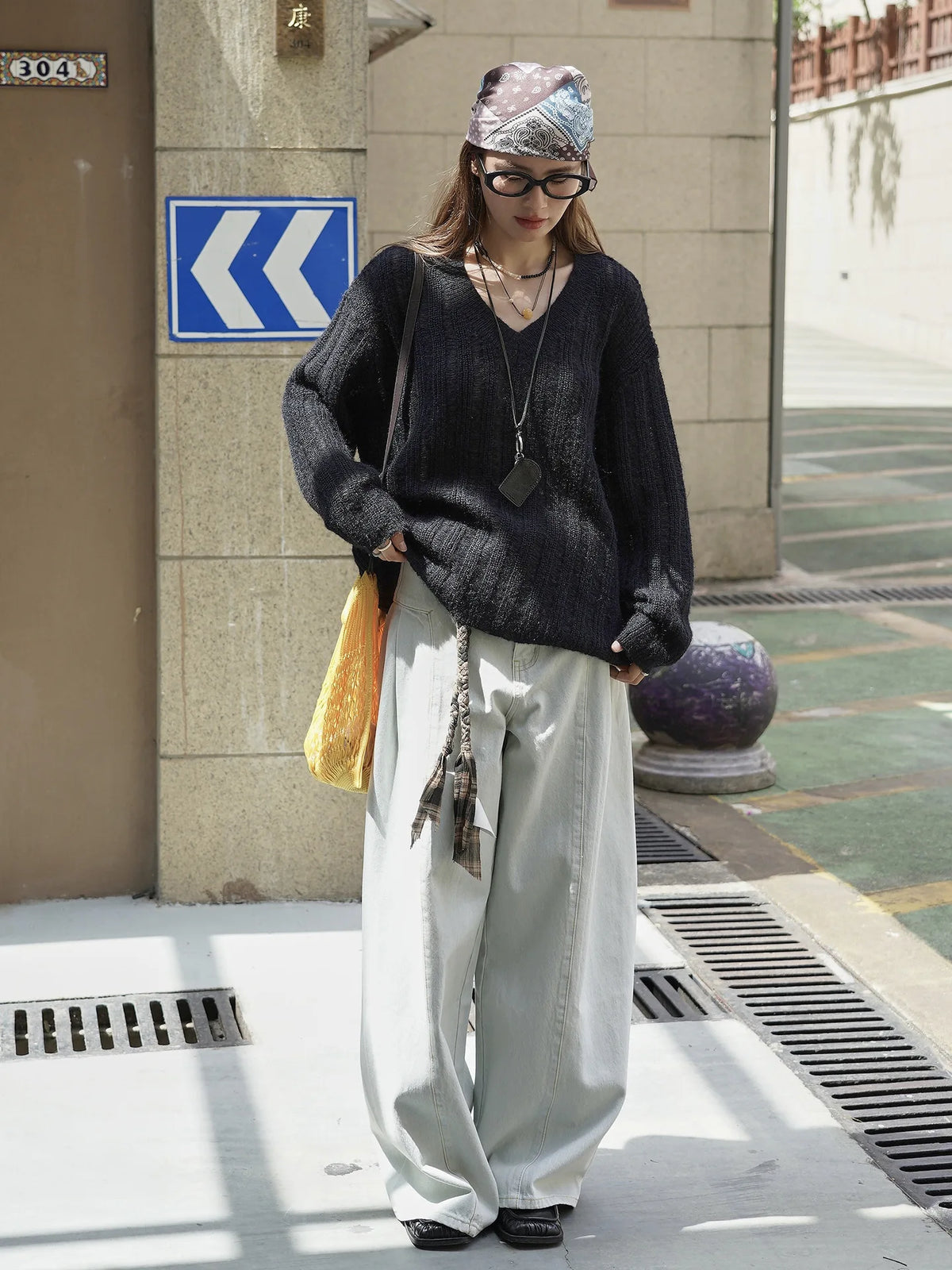 2026 New Women Soft Material Pullovers V-Neck Autumn Women Sweater Clothes Knitted Pullovers Long Sleeve Sweater Pull Femme