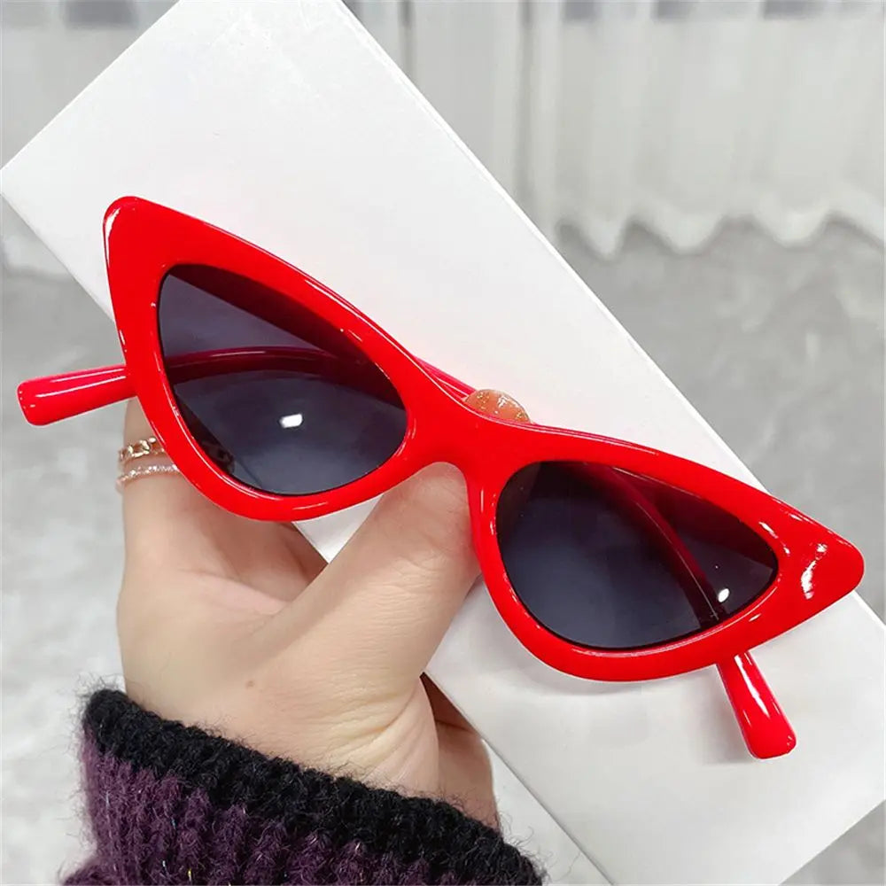 Vintage New Cat Eye Kids Sunglasses Boys Girls Small Triangle Frame Gift Sun Glasses Children Baby Oculos De Sol Infantil UV400