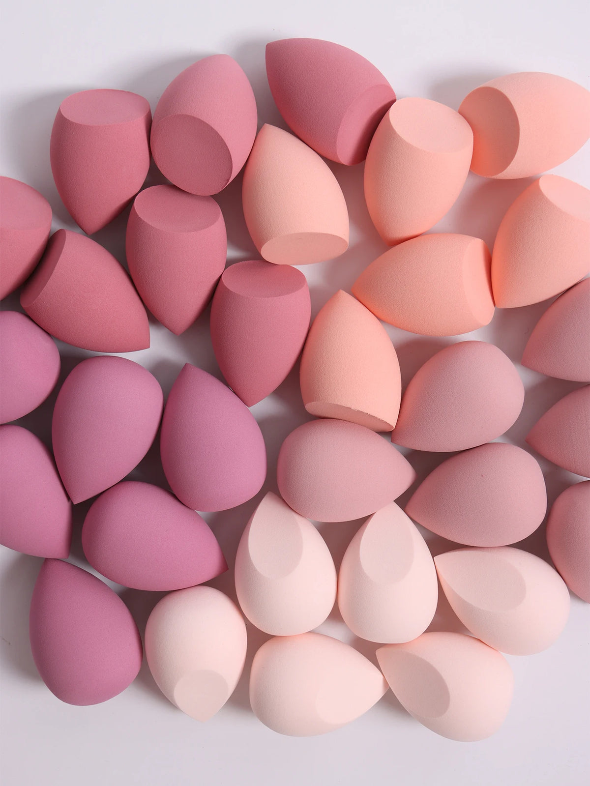 25 Beauty Eggs (Makeup Sponges), Foundation Makeup Mixed Beauty Sponges, Flawless Application for Liquid, Cream and Powder, Multi-Color Makeup