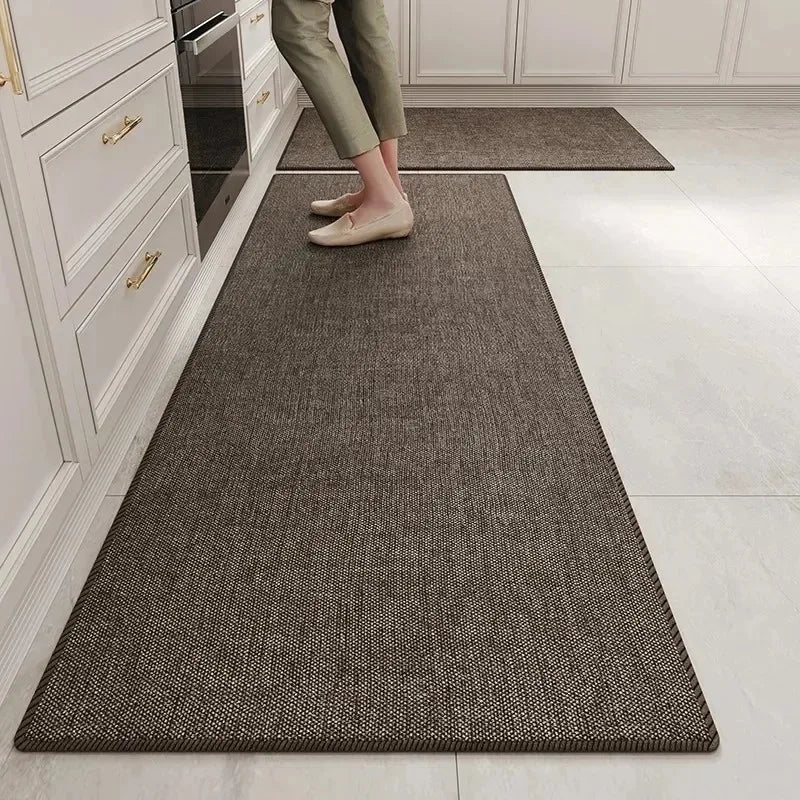 Kitchen Floor Mat Stain-resistant and Wear-resistant Carpet Home Decor Rug Soft and Comfortable Loop Fleece Carpets