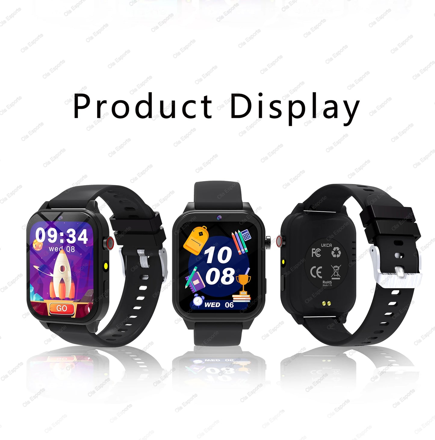 2025 New Smart Watch For Children HD Touch Screen Camera 18 Games Sleep Monitoring Alarm Clock Calculator Birthday Gift Boy Girl