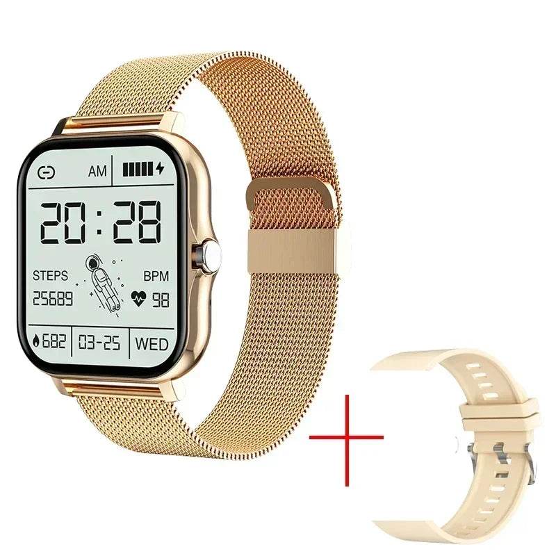 New Smartwatch 1.68" Screen Health Monitoring Watches IP68 Waterproof Sports Fitness Smart Watch for Men Women Reloj Hombre
