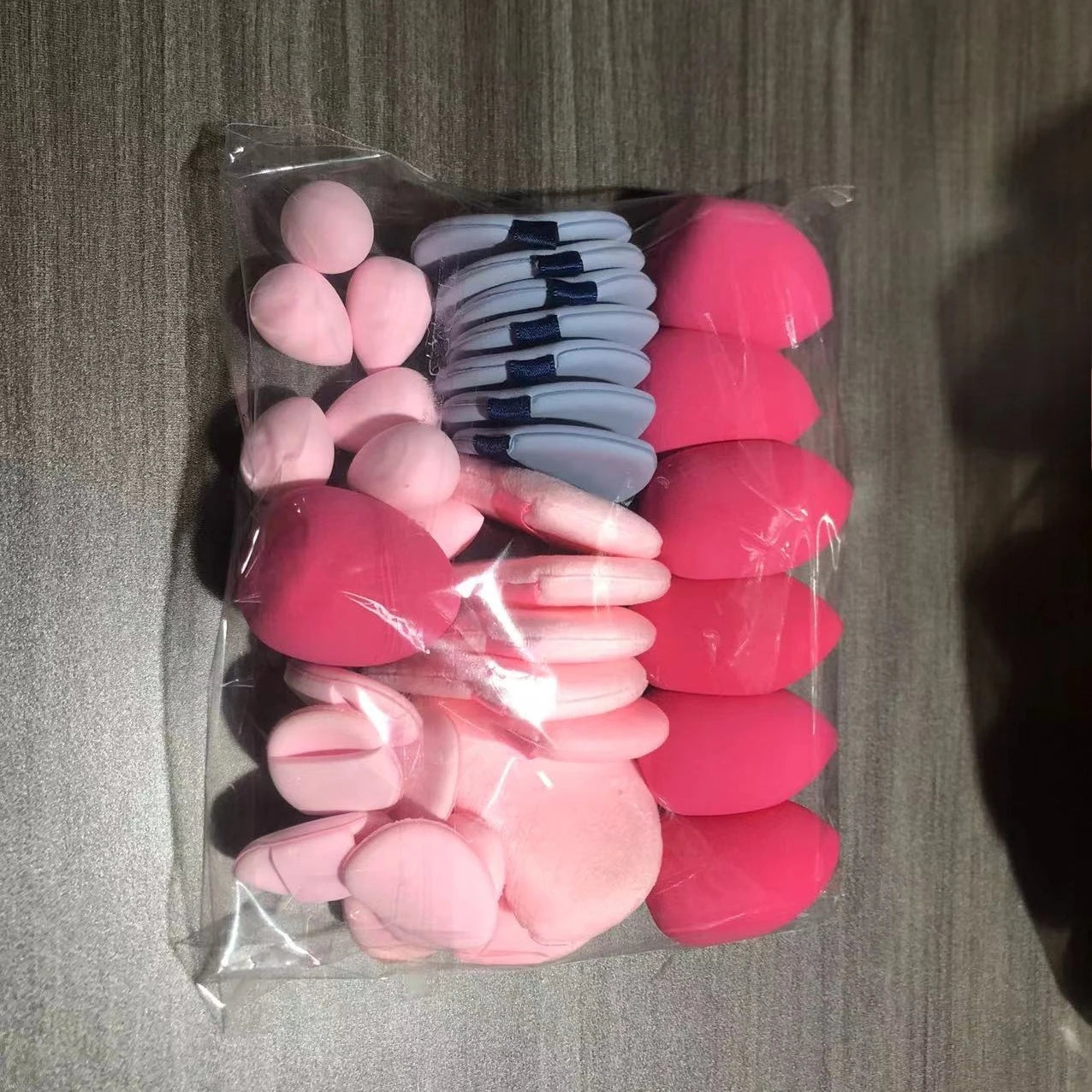 35Pcs Makeup Set - Multipurpose Sponges for Fndn/Concealer, Wet/Dry, Latex-Free All Skin, Cntr/Eye/Inner Crnr
