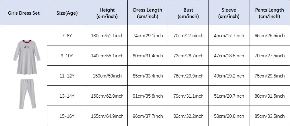 Mail's 2025 Family Pajamas Set Girls Boys Homewear Matching Clothes Cotton Fabric with Embroidery
