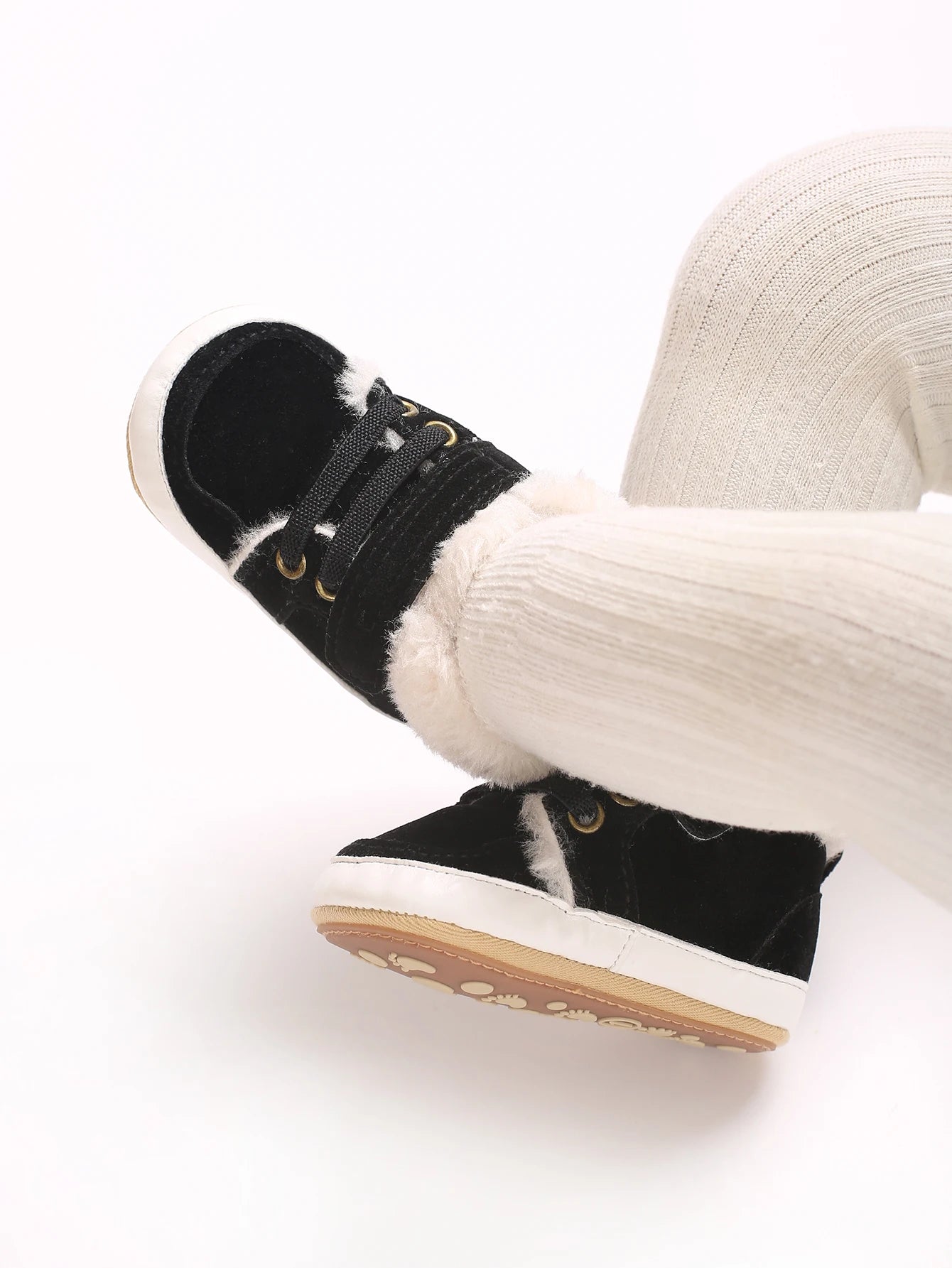 Baby Winter Boots - Soft Cotton Snow Shoes for Toddlers | Warm First Walkers 0-24M | Solid Color Design"