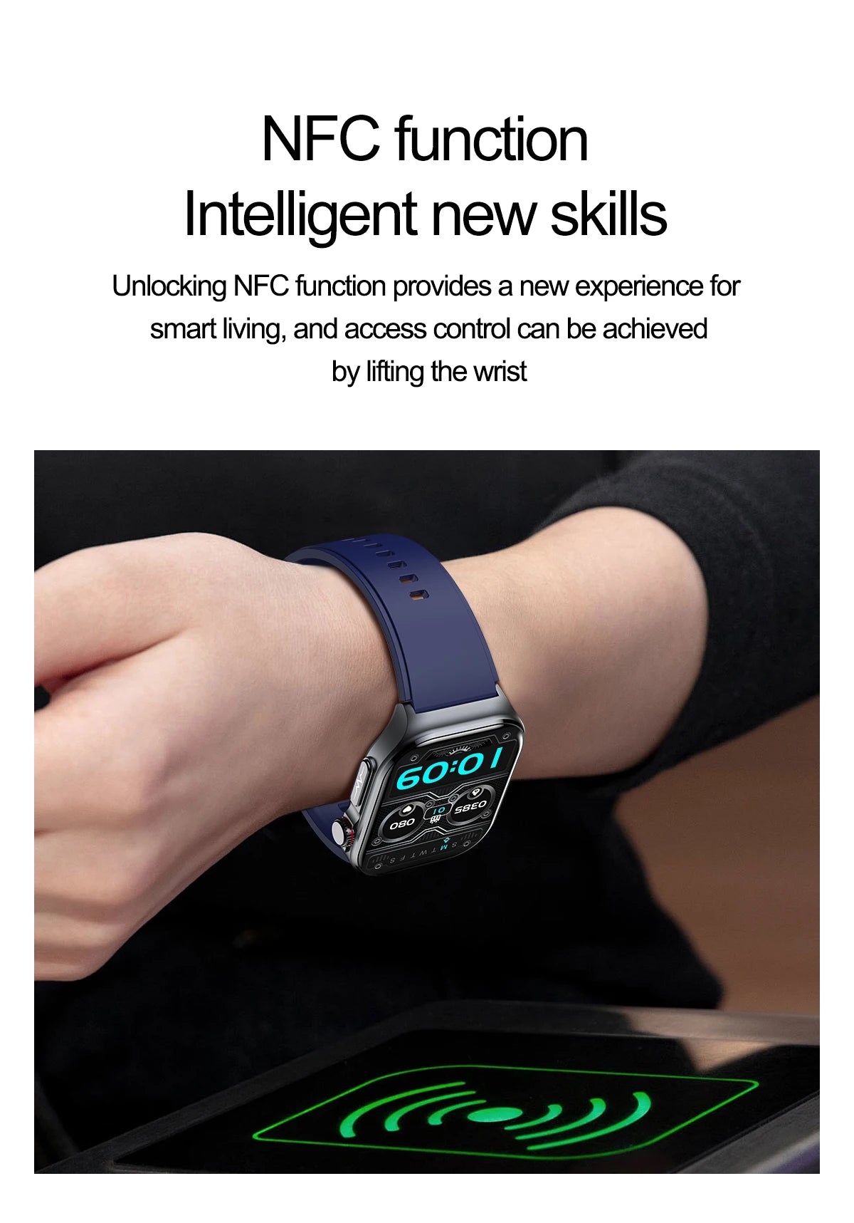 LIGE New ECG+PPG Smart Watch Micro Physical Examination Blood Lipids Uric Acid NFC Bluetooth Call Health Smartwatch Men Women