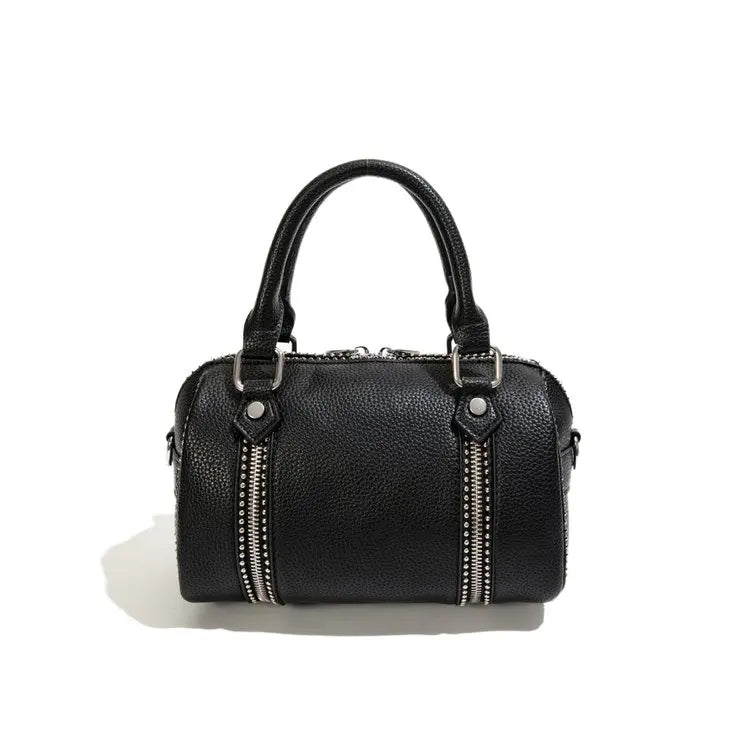 Famous design zipper women's crossbody bag, fashionable women's chain shoulder bag, modern trendy style handbag