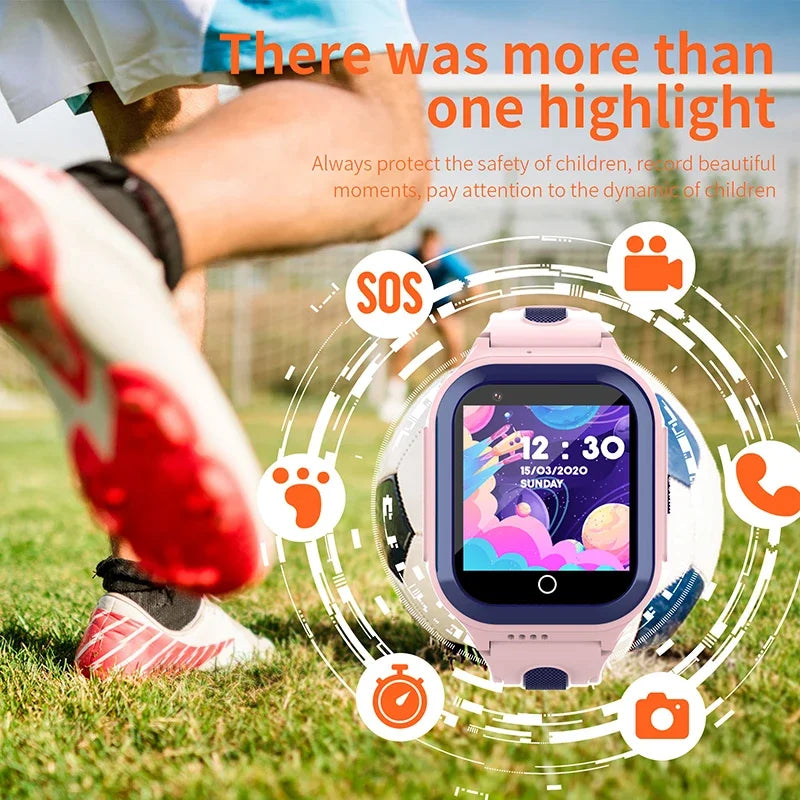 Wonlex Smart Watch Kids GPS WIFI LBS Positioning Tracker 4G Video Camera Voice Chat KT24S GEO Fence Location Child Smart-Watches