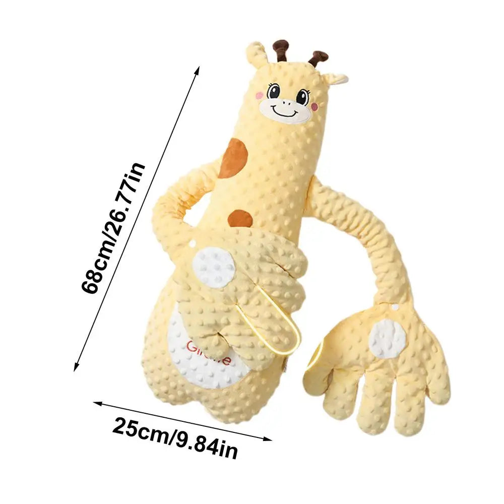 Baby Sleep Toy Baby Patter with 3 Adjustable Modes Interactive Stuffed Animal Shape Cushion Cozy Companion for Car Seat Nursery