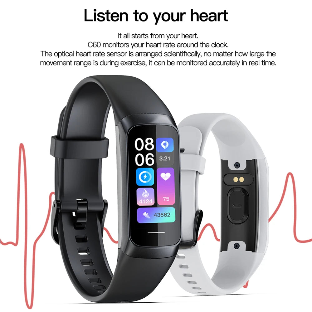 696 Smart Watches 1.1-Inch AMOLED Screen Blue Tooth Call Measurement Temperature Heart Rate Sleep Sports Health Bracelet Women