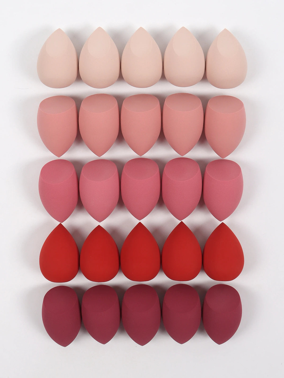 25 Beauty Eggs (Makeup Sponges), Foundation Makeup Mixed Beauty Sponges, Flawless Application for Liquid, Cream and Powder, Multi-Color Makeup