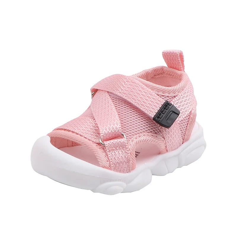 Kids Sandals Summer Kids Baby Girls Boys Non-slip Outdoor Sneakers Soft Sole Beach Sandals Children Sandals Girls Shoes