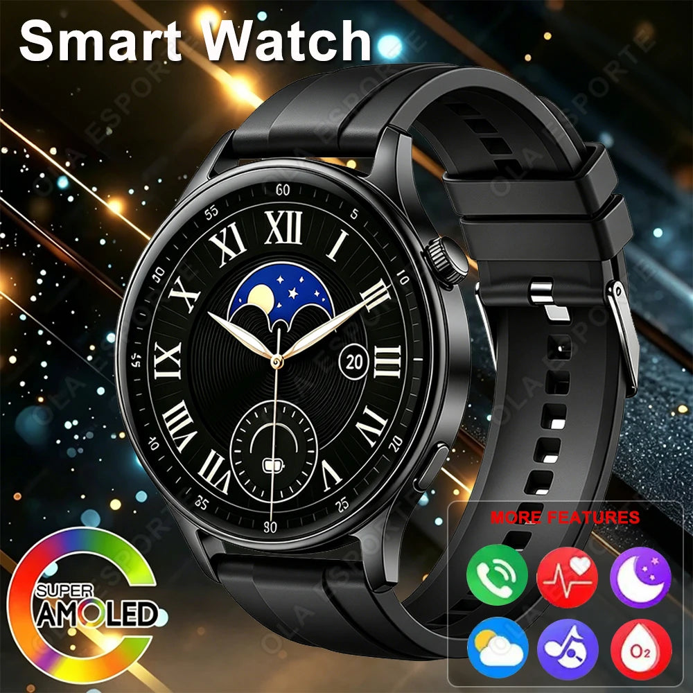 2026 New Smart Watch For Men Women 1.52" Full Touch Screen Waterproof Health and Sleep Monitor Multi-function Smart Watch HW12