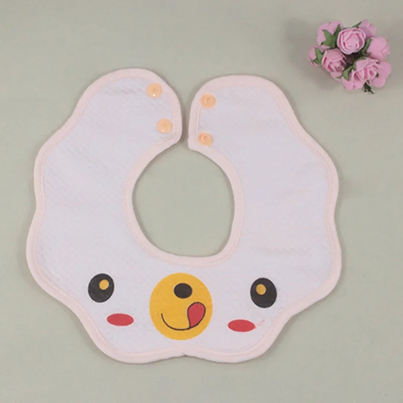 Baby Bibs Infant Cotton Scarf Feeding Saliva Towel Bandana Burp Cloth for Newborn Boys Girls Bib Eating Accessory