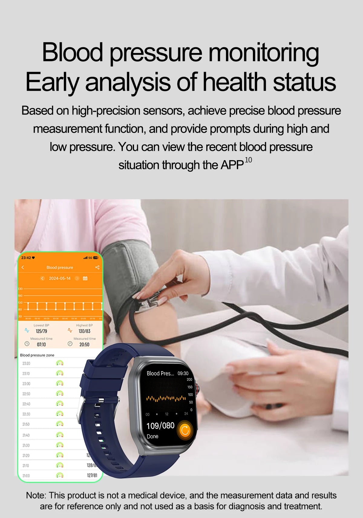 LIGE New ECG+PPG Smart Watch Micro Physical Examination Blood Lipids Uric Acid NFC Bluetooth Call Health Smartwatch Men Women