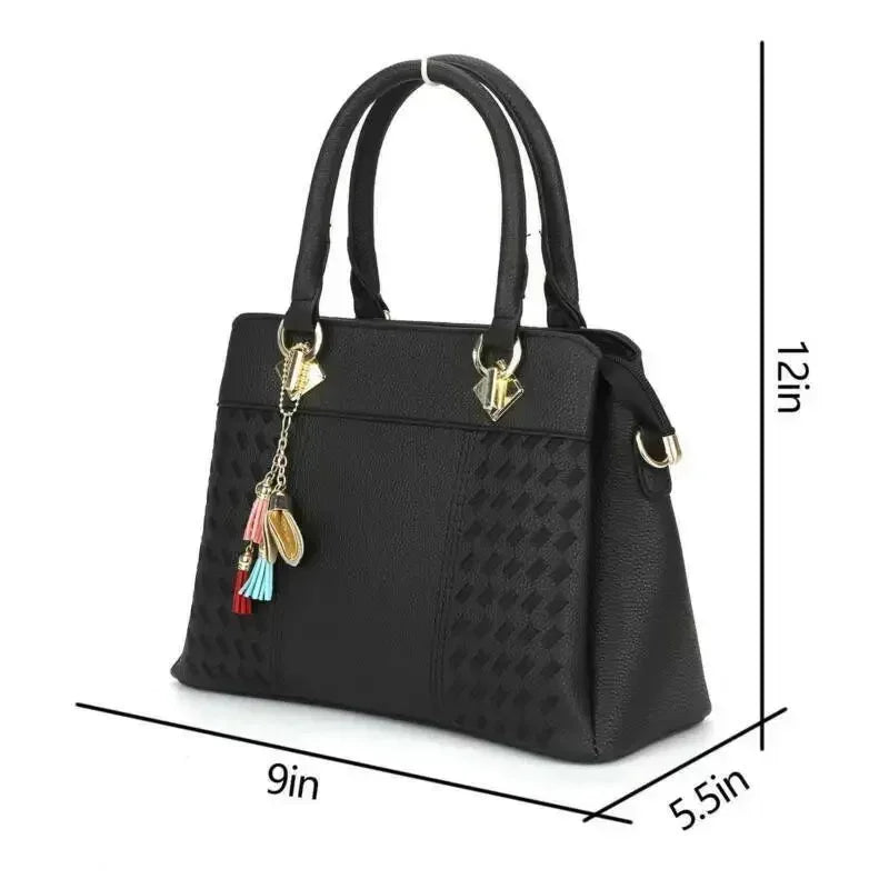 Large Capacity Mom Crossbody Bag Autumn Winter Women Handbag Multifunctional Single Shoulder Daily Shopping Bag