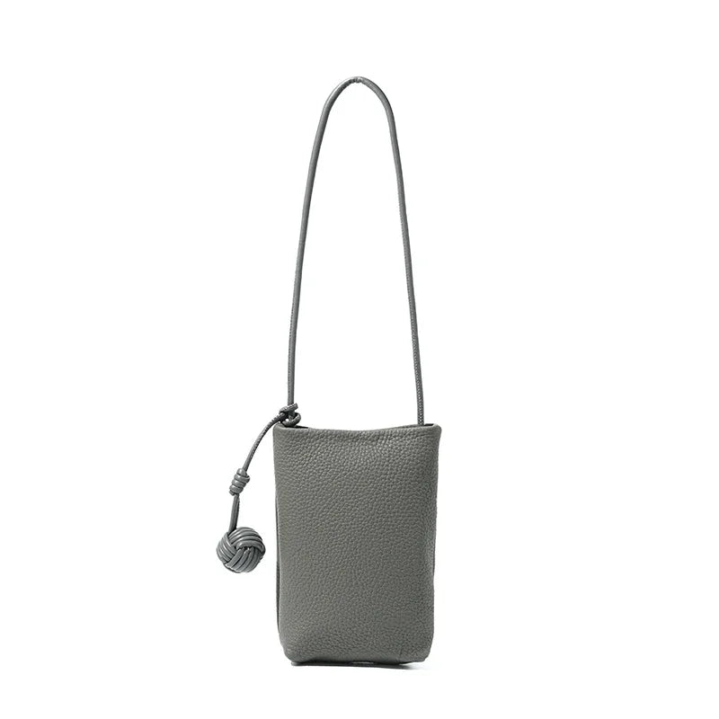 YANATARI mini Small Genuine Leather vintage Bag Crossbody Bag Luxury Hit Product Mobile Phone Shoulder Bag Women Mobile Bag