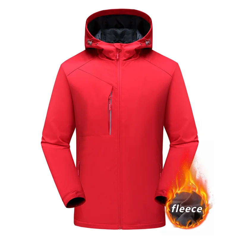 Men's Warm Jacket Custom Printed Embroidered Logo Women's Hoodie Plus Cashmere High Quality Men And Women Same Style Jacket 4xl